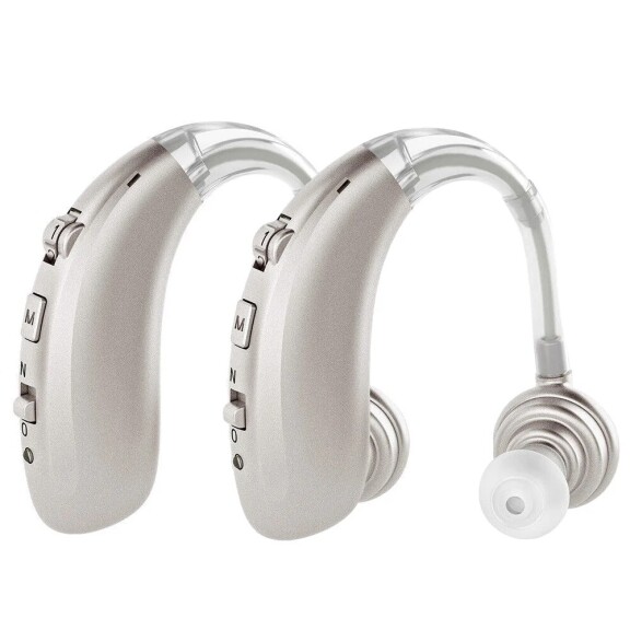 HearTech Rechargeable Behind the Ear Hearing Aids BTE - Image 1