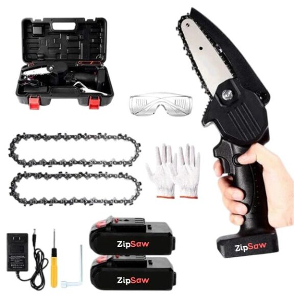 24V Mini Chainsaw – Fast, Powerful, and Portable - Image 1
