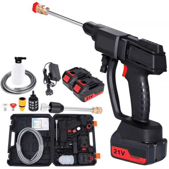 Cordless High Pressure Washer with 2 Batteries - Image 1