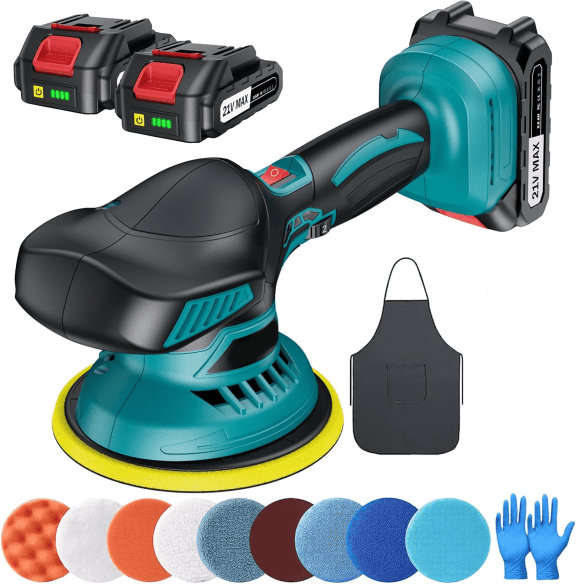 Cordless Car Buffer Polisher with 2 Batteries - Image 1