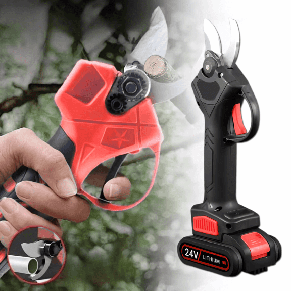 Cordless Electric Pruning Shears with 2 batteries - EzyCut Pro - Image 1
