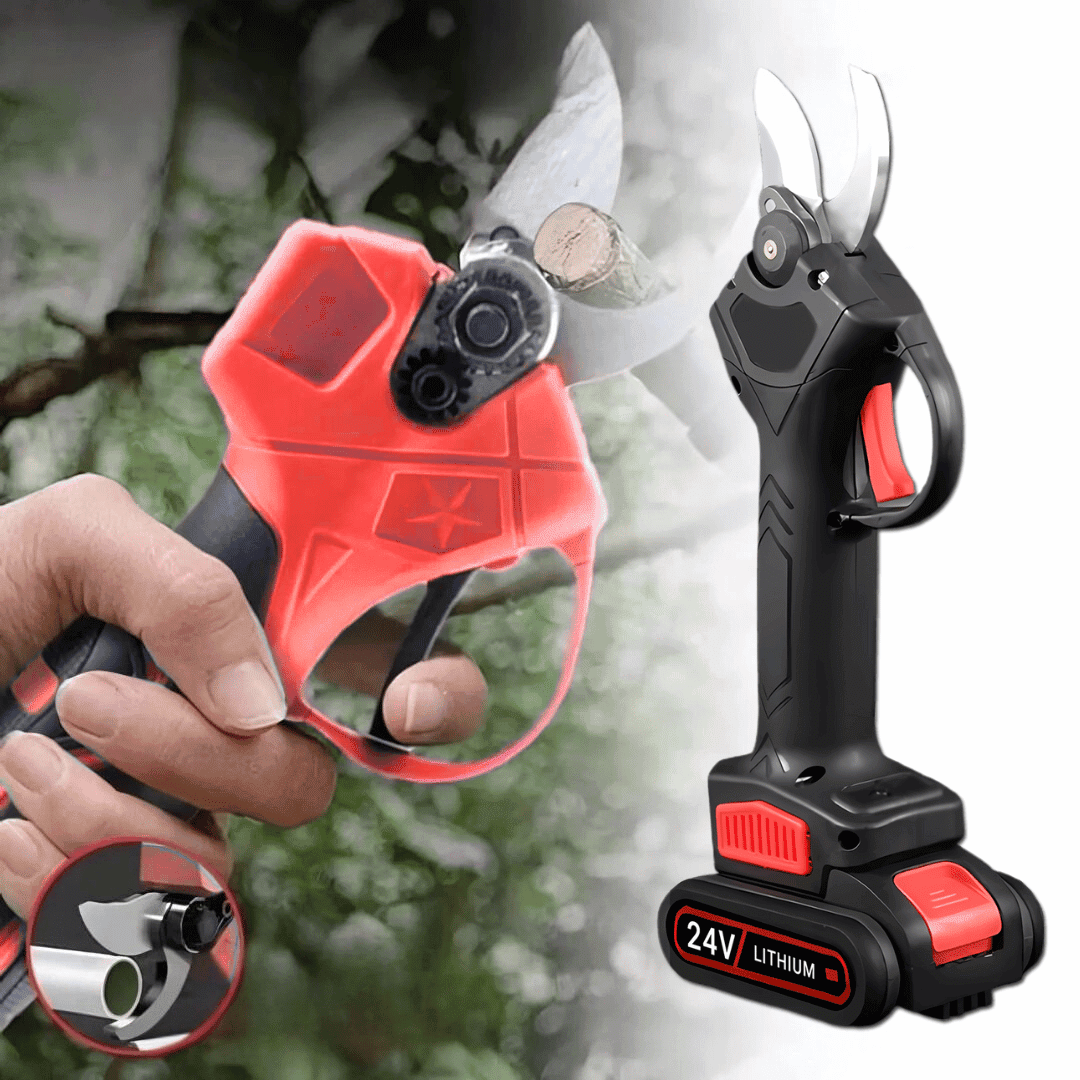 Cordless Electric Pruning Shears with 2 batteries - EzyCut Pro - Image 1